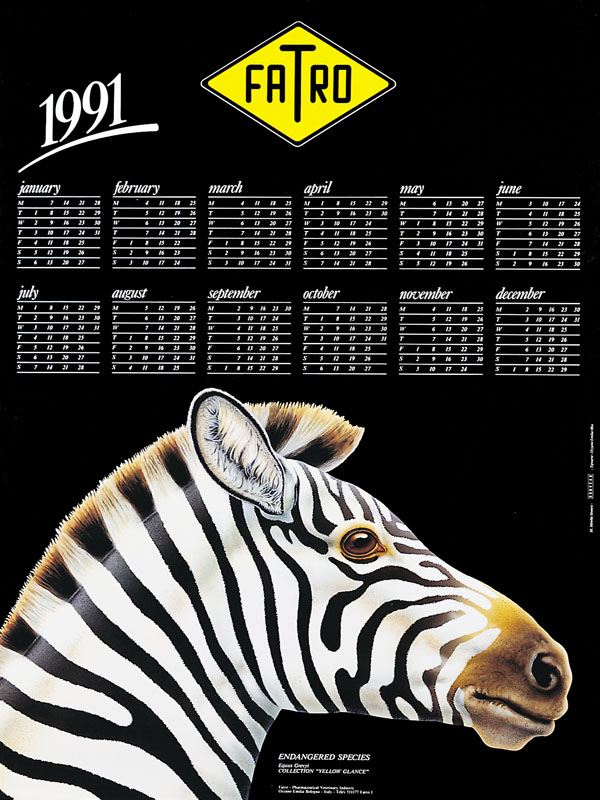 FATRO calendar 1991