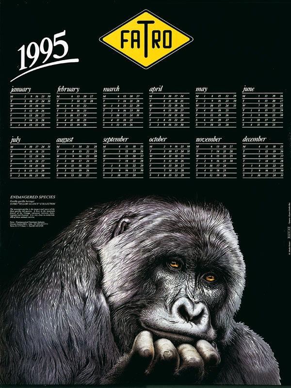 Calendario FATRO 1995