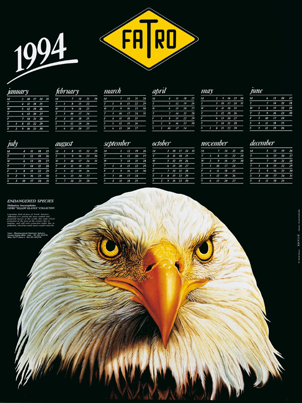 Calendario FATRO 1994
