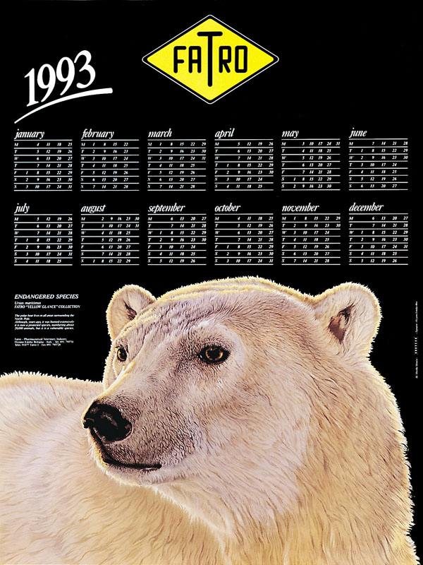Calendario FATRO 1993