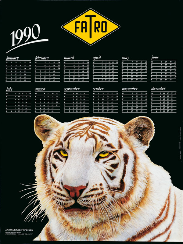 Calendario FATRO 1990
