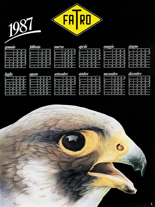 Calendario FATRO 1987